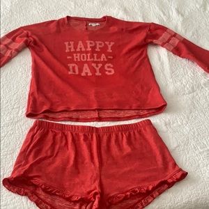 Grayson Threads “Happy Holla Days” PJ set